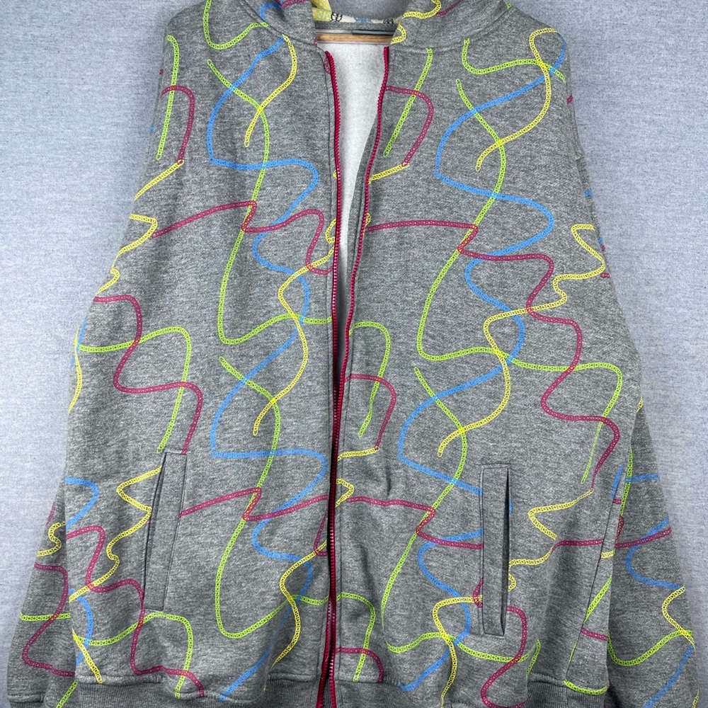 Vintage‎ Paco Jeans All Over Print Jesse Pinkman Style Hoodie - XXL No Zipper